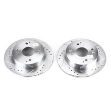 画像をギャラリービューアに読み込む, Power Stop 1997 Acura CL Rear Evolution Drilled &amp; Slotted Rotors - Pair