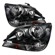 画像をギャラリービューアに読み込む, xTune Lexus Rx300 99-03 Halogen Only (Bulbs Not Included) Crystal Headlights Black PRO-JH-LRX99-BK