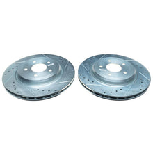画像をギャラリービューアに読み込む, Power Stop 06-13 Chevrolet Corvette Rear Evolution Drilled &amp; Slotted Rotors - Pair