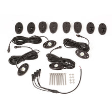 画像をギャラリービューアに読み込む, Rugged Ridge 07-18 Jeep Wrangler JK White 4-Piece LED Rock Light Kit