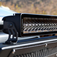 画像をギャラリービューアに読み込む, Go Rhino Xplor Blackout Combo Series Dbl Row LED Light Bar w/Amber (Side/Track Mount) 40in. - Blk