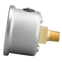画像をギャラリービューアに読み込む, Autometer AutoGage 1.5in Liquid Filled Mechanical 0-100 PSI Fuel Pressure Gauge - Silver
