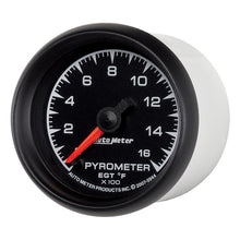 画像をギャラリービューアに読み込む, Autometer ES 52.4mm Pyrometer 0-1600 Degree F FSE Gauge