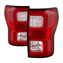画像をギャラリービューアに読み込む, Spyder 07-13 Toyota Tundra V2 Light Bar LED Tail Lights - Red Clear ALT-YD-TTU07V2-LB-RC