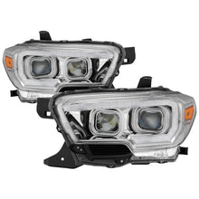 画像をギャラリービューアに読み込む, xTune 16-18 Toyota Tacoma SR/SR5 DRL Projector Headlights w/Turn Signal - Chrm (PRO-JH-TTA16-SR-C)