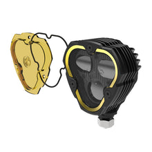 画像をギャラリービューアに読み込む, KC HiLiTES FLEX ERA 3 Dual Mode SAE Fog Light - Single Light Master Kit (w/Clear + Yellow Lens)