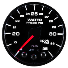画像をギャラリービューアに読み込む, Autometer Spek-Pro - Nascar 2-1/16in Water Press 0- 35 psi Bfb Sp