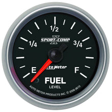 画像をギャラリービューアに読み込む, Autometer Sport-Comp II 52mm 0-280 ohms Programmable Electronic Fuel Level Gauge