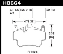 画像をギャラリービューアに読み込む, Hawk 05-08 Porsche 911 Carrera / 08 Boxster / 07-08 Cayman Front DTC-60 Brake Pads