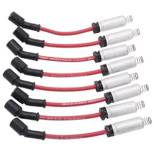 画像をギャラリービューアに読み込む, Edelbrock Spark Plug Wire Set Ls Kit w/ Metal Sleeves 99-15 50 Ohm Resistance Red Wire (Set of 8)