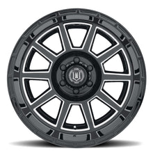 画像をギャラリービューアに読み込む, ICON Recoil 20x10 5x5 -24mm Offset 4.5in BS Gloss Black Milled Spokes Wheel