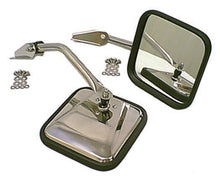 画像をギャラリービューアに読み込む, Rugged Ridge 55-86 Jeep CJ Chrome CJ-Style Side Mirror Kit