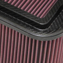 画像をギャラリービューアに読み込む, K&amp;N Custom Racing Assembly 19in x 6.5in Carbon Fiber Air Filter