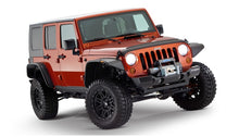 画像をギャラリービューアに読み込む, Bushwacker 07-18 Jeep Wrangler Unlimited Flat Style Flares 4pc 4-Door Sport Utility Only - Black