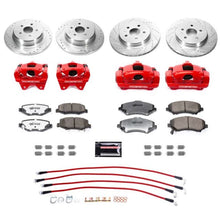 画像をギャラリービューアに読み込む, Power Stop 07-17 Jeep Wrangler Front &amp; Rear Big Brake Conversion Kit