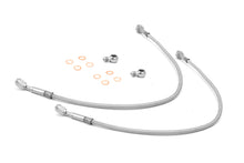 画像をギャラリービューアに読み込む, Rugged Ridge Front Brake Hoses Stainless 97-06 Jeep Wrangler TJ