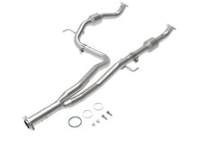 画像をギャラリービューアに読み込む, aFe Power Twisted Steel Y-Pipe w/ Cat SS 16-20 Toyota Tacoma V6 3.5L (4WD Only)