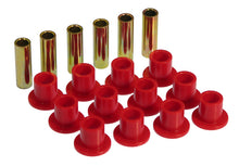 画像をギャラリービューアに読み込む, Prothane 61-68 International Scout 80/800 Spring &amp; Shackle Bushings - Red