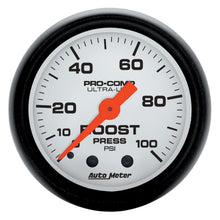 画像をギャラリービューアに読み込む, Autometer Phantom 2 1/16in 100psi Mechanical Boost Gauge