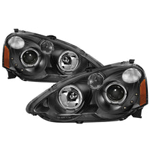 画像をギャラリービューアに読み込む, xTune Acura RSX 2002-2004 Halo Projector Headlights - Black PRO-JH-ARSX02-HL-BK