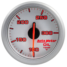 画像をギャラリービューアに読み込む, Autometer Airdrive 2-1/6in Oil Temp Gauge 100-300 Degrees F - Silver