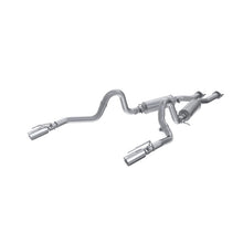画像をギャラリービューアに読み込む, MBRP 99-04 Ford Mustang GT/Mach 1 2.5in Dual Split Rear AL Catback Exhaust w/ 3.5in Dual Wall Tips