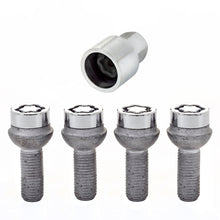 画像をギャラリービューアに読み込む, McGard Wheel Lock Bolt Set - 4pk. (Radius Seat) M12X1.5 / 17mm Hex / 27.9mm Shank Length - Chrome