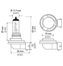 画像をギャラリービューアに読み込む, Hella Bulb H11B 12V 55W Pgjy192