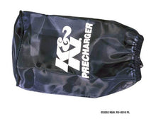 画像をギャラリービューアに読み込む, K&amp;N Round Straight - Black - 3.5in ID x 5in H - PreCharger Air Filter Wrap Blue
