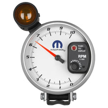 画像をギャラリービューアに読み込む, AutoMeter Gauge Tachometer 5in. 10K RPM Pedestal W/ Ext. Shift-Lite White Mopar