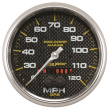 画像をギャラリービューアに読み込む, Autometer Marine Carbon Fiber 5in 120mph GPS Speedometer