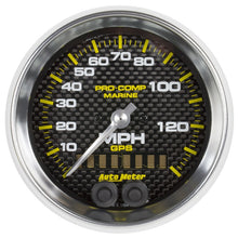 画像をギャラリービューアに読み込む, Autometer Gauge GPS Speedometer 3-3/8in 140 MPH Marine Carbon Fiber Gauge