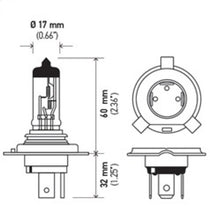 画像をギャラリービューアに読み込む, Hella Bulb H4 12V 60/55W P43t T4.625 +50