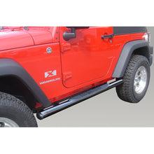 画像をギャラリービューアに読み込む, Rugged Ridge 3-In Round Side Steps Black 07-18 2-Door Jeep Wrangler