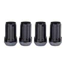 画像をギャラリービューアに読み込む, McGard SplineDrive Lug Nut (Cone Seat) M14X1.5 / 1.648in. Length (4-Pack) - Black (Req. Tool)