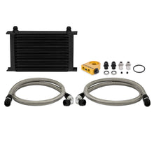 画像をギャラリービューアに読み込む, Mishimoto Universal Thermostatic 25 Row Oil Cooler Kit (Black Cooler)