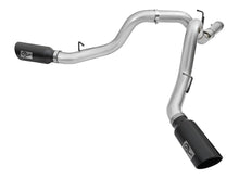 画像をギャラリービューアに読み込む, aFe Atlas Exhaust 4in Dual DPF-Back Al Steel w/ Black Tips 16-17 GM Diesel Truck V8-6.6L (td) LML