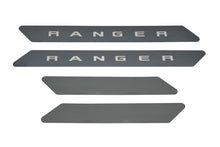 画像をギャラリービューアに読み込む, Putco 19-20 Ford Ranger SuperCrew - w/ RANGER Etching (4pcs) Black Platinum Door Sills
