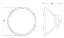 画像をギャラリービューアに読み込む, Hella Vision Plus 7 inch 165MM HB2 12V SAE VP Head Lamp