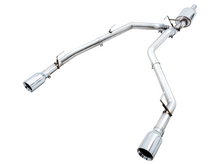 画像をギャラリービューアに読み込む, AWE Tuning 09-18 RAM 1500 5.7L (w/o Cutout) 0FG Dual Rear Exit Cat-Back Exhaust - Chrome Silver Tips
