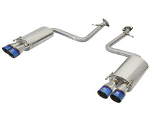 画像をギャラリービューアに読み込む, aFe Takeda 16-17 Lexus RC 200T 2.0L (t) 2in. SS Axle-Back Exhaust System w/Polished Blue Tips