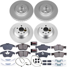 画像をギャラリービューアに読み込む, Power Stop 12-15 Land Rover Range Rover Evoque Front &amp; Rear Z23 Coated Brake Kit