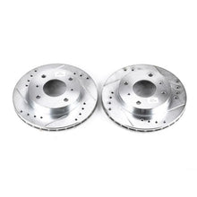 画像をギャラリービューアに読み込む, Power Stop 89-96 Nissan 240SX Front Evolution Drilled &amp; Slotted Rotors - Pair