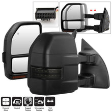 画像をギャラリービューアに読み込む, xTune 08-15 Ford F-250 SD Heated Adj LED Signal Power Mirror - Smk (MIR-FDSD08S-G4-PW-RSM-SET)