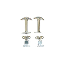 画像をギャラリービューアに読み込む, Rugged Ridge 41-95 Jeep CJ / Jeep Wrangler YJ Chrome Hood Catch Set