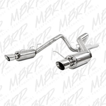 画像をギャラリービューアに読み込む, MBRP 11-14 Ford Mustang GT 5.0L Dual Split Rear Street Version T409 3in Cat Back Exhaust System