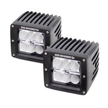 画像をギャラリービューアに読み込む, Go Rhino Cube Lights (Incl. 2 - 3in. LED Cube Lights/Relay/Switch/Wire Harness)