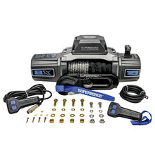 画像をギャラリービューアに読み込む, Superwinch 12000 LBS 12V DC 3/8in x 80ft Synthetic Rope SX 12000SR Winch - Graphite