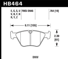 画像をギャラリービューアに読み込む, Hawk BMW 330Ci/330i/330Xi/M3/X3/Z4 DTC-70 Front Race Pads