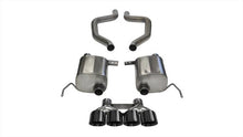 画像をギャラリービューアに読み込む, Corsa 2017-2019 Chevy Corvette Z06 3in Axle Back Exhaust Black Quad 4.5in Tip (Xtreme)
